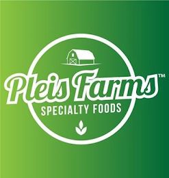 PLEIS FARMS SPECIALTY FOODS logo