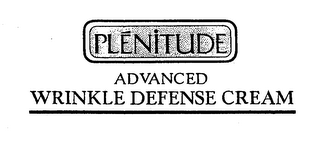 PLENITUDE ADVANCED WRINKLE DEFENSE CREAM logo