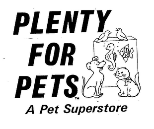 PLENTY FOR PETS A PET SUPERSTORE logo