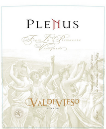 PLENUS VALDIVIESO FROM LA PRIMAVERA VINEYARDS OF CHILE WINE OF CHILE RED WINE BOT. NO. LA PRIMAVERA CURICÓ VALLEY logo