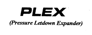 PLEX (PRESSURE LETDOWN EXPANDER) logo