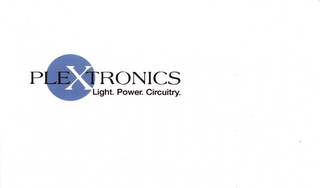 PLEXTRONICS LIGHT. POWER. CIRCUITRY. logo