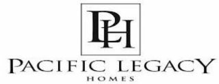 PLH PACIFIC LEGACY HOMES logo