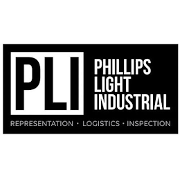PLI PHILLIPS LIGHT INDUSTRIAL REPRESENTATION · LOGISTICS · INSPECTION logo