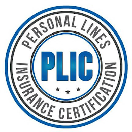 PLIC PERSONAL LINES INSURANCE CERTIFICATION logo