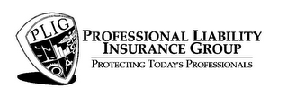 PLIG PROFESSIONAL LIABILITY INSURANCE GROUP PROTECTING TODAY'S PROFESSIONALS logo
