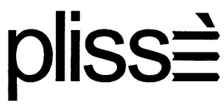 PLISSÈ logo