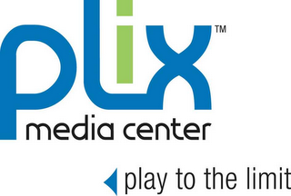 PLIX MEDIA CENTER PLAY TO THE LIMIT logo