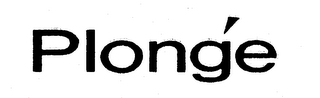 PLONGE logo