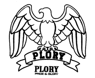 PLORY PLORY PRIDE & GLORY logo