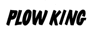 PLOW KING logo