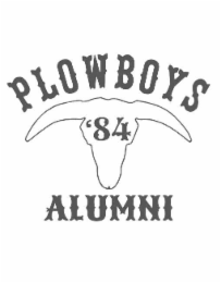 PLOWBOYS '84 ALUMNI logo