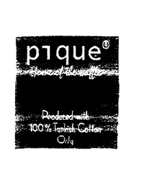PLQUE HOME OF THE WAFFLE PRODUCED WITH 100% TURKISH COTTON ONLY logo