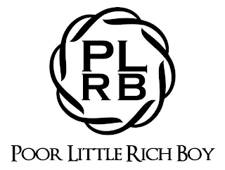 PLRB POOR LITTLE RICH BOY logo
