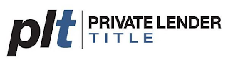 PLT PRIVATE LENDER TITLE logo