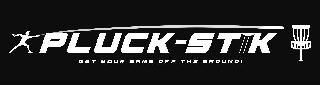 PLUCK-STIK GET YOUR GAME OFF THE GROUND! logo