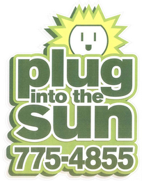 PLUG INTO THE SUN 775-4855 logo