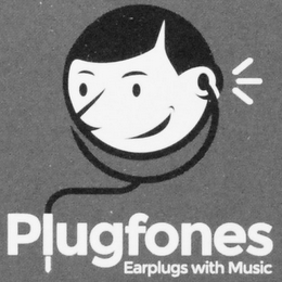 PLUGFONES EARPLUGS WITH MUSIC logo