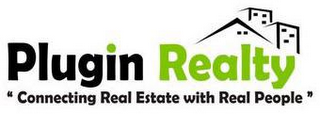 PLUGIN REALTY "CONNECTING REAL ESTATE WITH REAL PEOPLE" logo