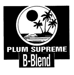 PLUM SUPREME B-BLEND logo