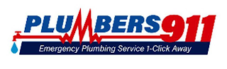 PLUMBERS911 EMERGENCY PLUMBING SERVICE 1-CLICK AWAY logo