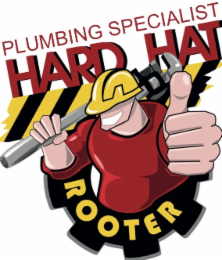 PLUMBING SPECIALIST HARD HAT ROOTER logo