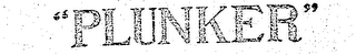 "PLUNKER" logo