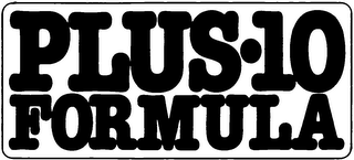 PLUS 10 FORMULA logo