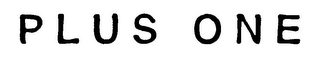 PLUS ONE logo