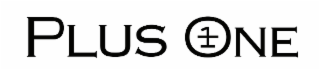 PLUS ONE + logo