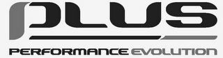 PLUS PERFORMANCE EVOLUTION logo