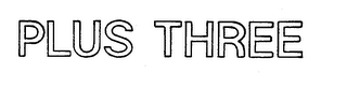 PLUS THREE logo