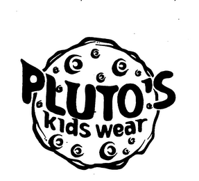 PLUTO'S KIDS WEAR logo