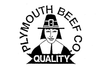PLYMOUTH BEEF CO. QUALITY logo