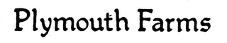 PLYMOUTH FARMS logo