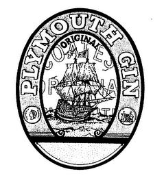 PLYMOUTH GIN ORIGINAL VICTORIA REGINA logo