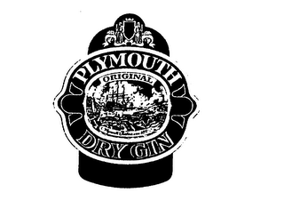 PLYMOUTH ORIGINAL DRY GIN PLYMOUTH HARBOUR CIRCA 1793 logo