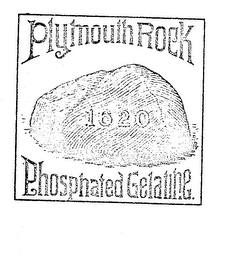 PLYMOUTH ROCK PHOSPHATEOL GELATINE, 1620. logo
