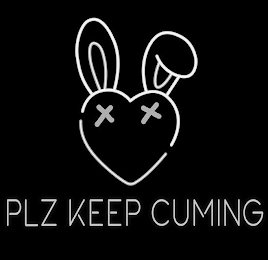 PLZ KEEP CUMING logo