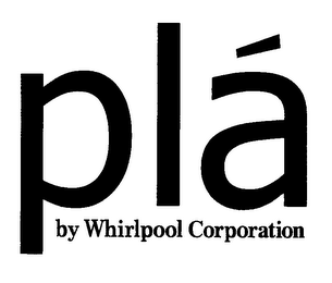 PLÁ BY WHIRLPOOL CORPORATION logo