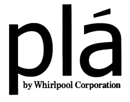PLÁ BY WHIRLPOOL CORPORATION logo