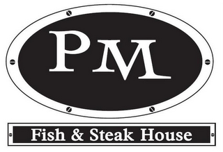PM FISH & STEAK HOUSE logo
