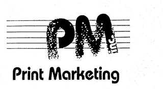 PM INC. PRINT MARKETING logo