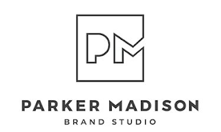 PM PARKER MADISON BRAND STUDIO logo