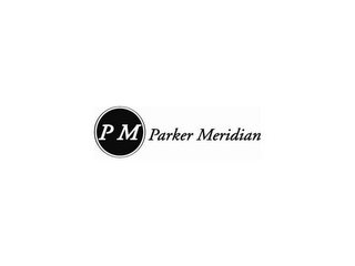 PM PARKER MERIDIAN logo