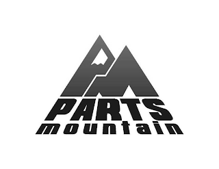 PM PARTS MOUNTAIN logo