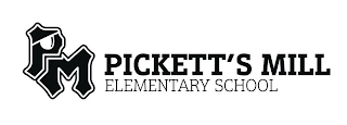 PM PICKETT'S MILL ELEMENTARY SCHOOL logo