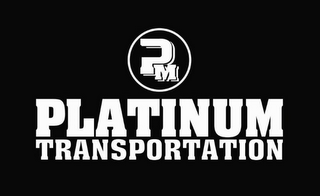 PM PLATINUM TRANSPORTATION logo