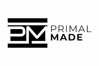 PM PRIMAL MADE logo