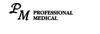 PM PROFESSIONAL MEDICAL logo